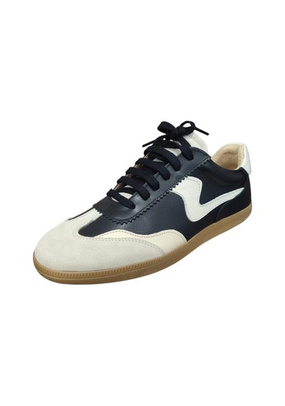 Mammamia D24ka-395 İnce Taban Deri Sneaker Kadın Ayakkabı Siyah