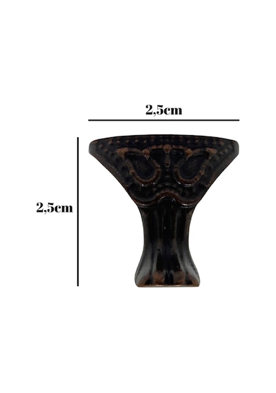 Pati Metal Ayak Çeyiz Ve Hediye Kutusu Mobilya Ayağı 2,5cm Bronz 4 Adet Bronz