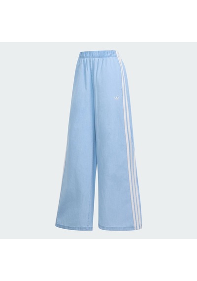 Adidas Ky8111 Denım Wıde Leg Kadın Eşofman Altı Turkuaz