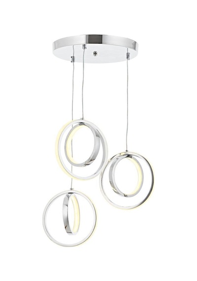 Eray Aydınlatma 1909-3 Krom 3 Lü Led Avize
