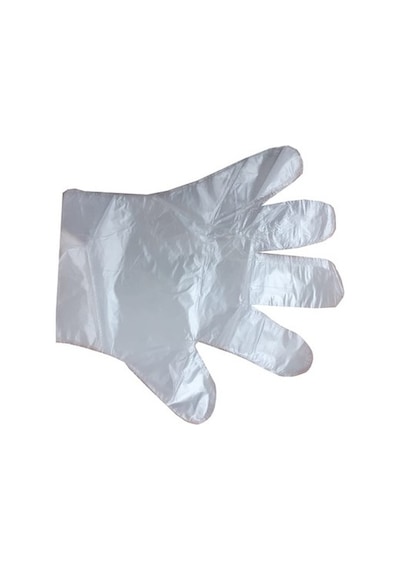 Şeffaf Eldiven Hışır Poşet Eldiven 100'Lü X 50 Paket 5000 Adet