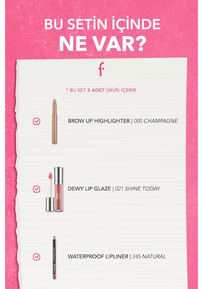 Flormar Iconic Selection Makyaj Seti