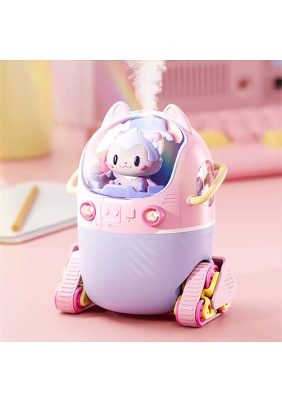 Mini Kedi Şekilli Led Işıklı 220ml Hava Nemlendirici