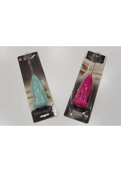 Coffee Whisk Pilli Çırpıcı Mini Pembe Mixer