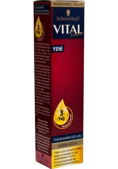 Vital Colors Tüp Boya 6 - 3 Altın Kumral