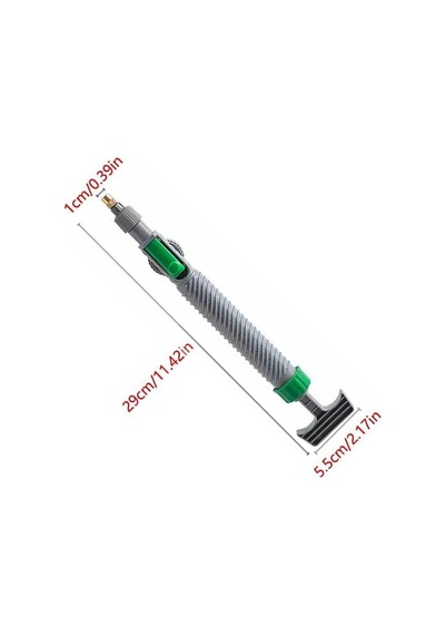 Sn-24910 Ayarlanabilir Basınçlı Su Köpük Püskürtme Başlığı Tüm Pet Şişelere Uyumlu Yeşil
