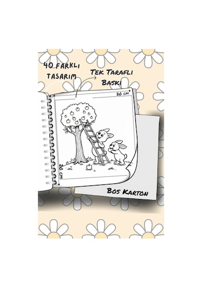 Bold And Easy Comf Day 20 X 20 Cm Büyük Boyama Kitabı - Yetişkin Ve Çocuklar İçin Boyama Kitabı
