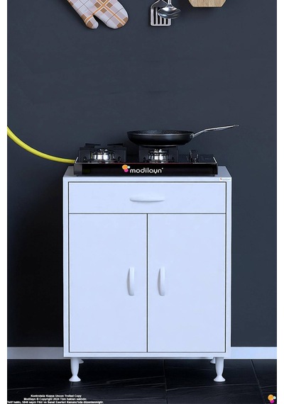 M Yeni Qplas Modüler Mutfak 60 Cm Ocak Altı Dolabı - Çekmece, Kapak Ve 1 Raf 2 Bölmeli Beyaz M Yeni Qplas Modüler Mutfak 60 Cm Ocak Altı Dolabı - Çekmece, Kapak Ve 1 Raf 2 Bölmeli Beyaz