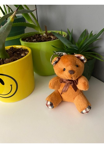 Ayıcık Figürlü Büyük Boy Peluş 4'li Anahtarlık