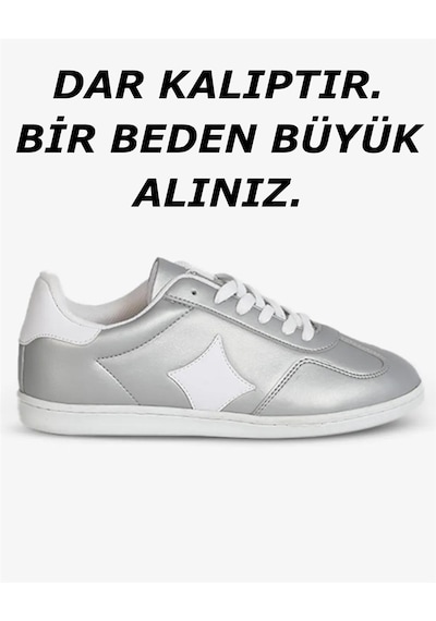 Geste Kadın Gümüş Sneaker Ayakkabı-gümüş Gümüş