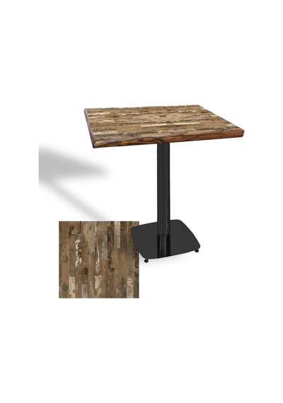 Tokyo Masif Kenar Laminat Kare Masa 80x80 Esb - Maracaibo Çok Renkli