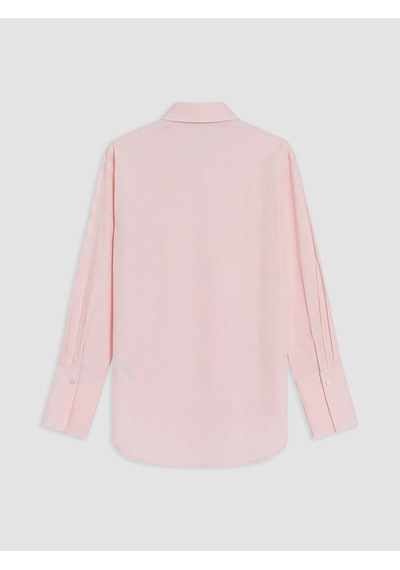 Lcw Modest Pembe Poplin Kadın Gömlek Tunik