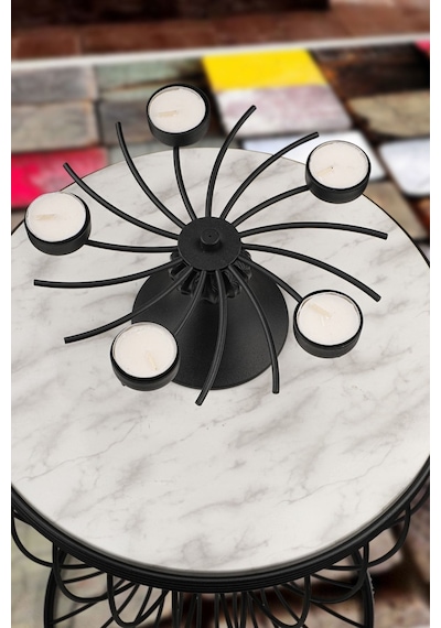 Pelikan 5.li Tealight Mumluk Siyah