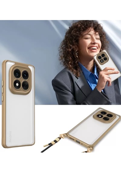 Newface Xiaomi Redmi Note 14 Pro Plus Kılıf Penta Silikon Kılıf - Şeffaf Diğer