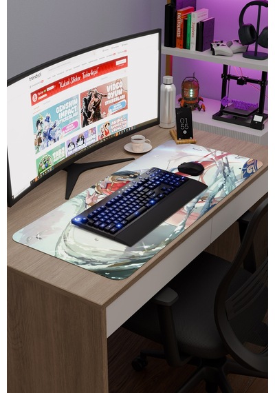 Nilou Genshin Impact Anime Gacha V2 - 90x40 Xxl Gaming Mouse Pad Fare Altlığı