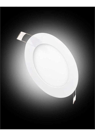Global K2 Kdl400 6w 6500k Beyaz Smd Yuvarlak Slim Led Panel Yok Beyaz Işık Led 6 Watt A A'dan G'ye T Diğer