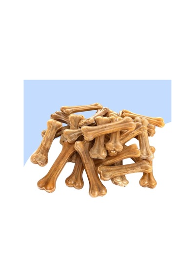 Naturel Press Diş Kaşıyıcı Köpek Çiğneme Kemiği 8cm 50li Paket
