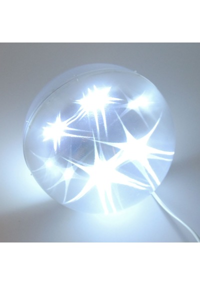 Yıldız Animasyonlu Beyaz Led 1 Top Işık Disko Küre Aydınlatma 220