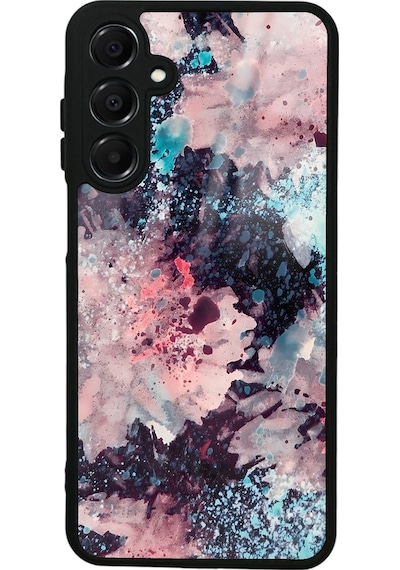 Samsung Uyumlu A16 Renk Patlaması Tasarımlı Glossy Telefon Kılıfı Çok Renkli