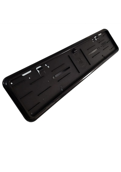 Point 2 Adet Parlak Siyah Plakalık Piano Black Takmatik Plakalık Çerçevesi Piano Black