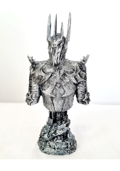 3d Sauron Büstü/yüzüklerin Efendisi/ Lord Of The Rings/figür/18cm/fanart