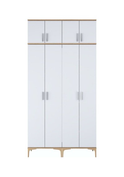 Rani Ea161 Modern Portmanto 8 Kapaklı 8 Raflı 4 Askılı Ayakkabılık Vestiyer Sepet Ceviz - Beyaz Rani Ea161 Modern Portmanto 8 Kapaklı 8 Raflı 4 Askılı Ayakkabılık Vestiyer Sepet Ceviz - Beyaz