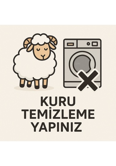 %100 Has Yün Yastık 50x70 Dış Kumaş %100 Pamuklu Beyaz