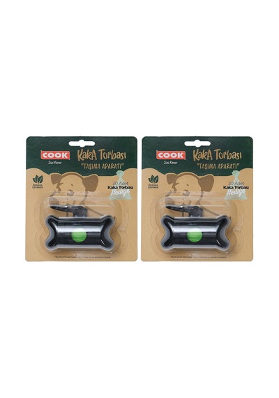 Cook Kaka Torbası Taşıma Aparatı, 30'lu Kaka Torbası Hediye 2li Paket