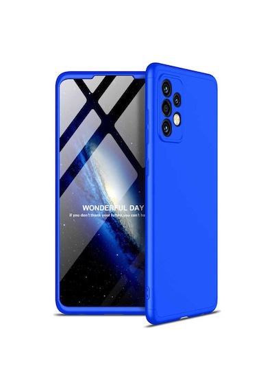 Samsung Uyumlu Galaxy A72 Kılıf Zore Ays Kapak Mavi