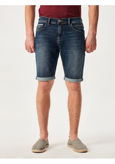 Ltb Lance Slim Jean Bermuda 010096048114499 51858 Koyu Mavı Koyu Mavi