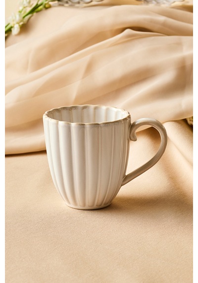 Karaca Daisy Kupa 380 Ml Krem