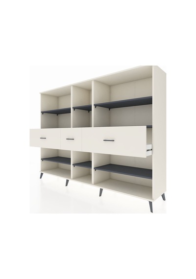 Hyperion Dolap 9 Raflı 3 Çekmeceli 220x44x163 Aytaşı-antrasit/ay Aytaşı-antrasit/aytaşı Hyperion Dolap 9 Raflı 3 Çekmeceli 220x44x163 Aytaşı-antrasit/ay Aytaşı-antrasit/aytaşı
