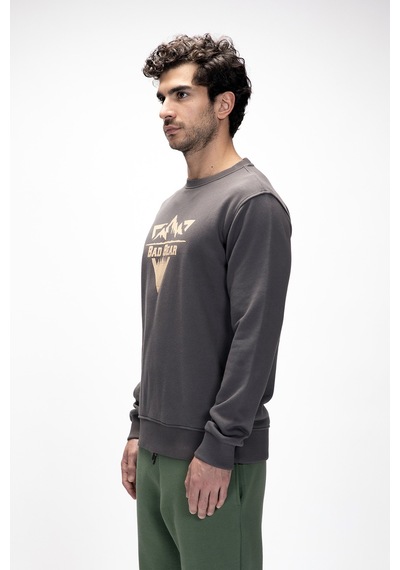 Bad Bear Mountaın Crewneck / Raven Erkek Sweatshirt Antrasit