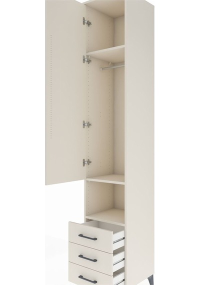 Hyperion Dolap 3 Raflı 3 Çekmeceli Tek Kapaklı 44x44x243 Ayta... Aytaşı