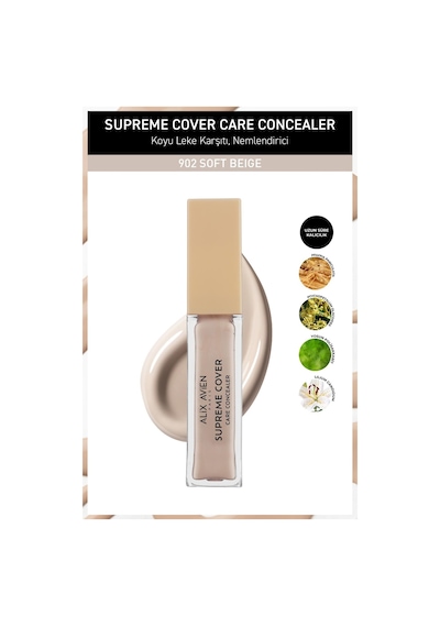 Alix Avien Kalıcı Nemlendirici Hücre Onarıcı Leke Karşıtı Kapatıcı Supreme Cover Concealer 902 Soft Beige