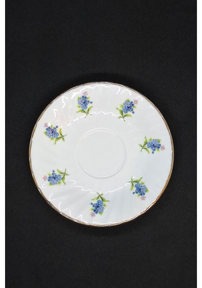 Delfesta Fine Bone China Mavi Duble Kahve Fincanı 130 Ml Beyaz