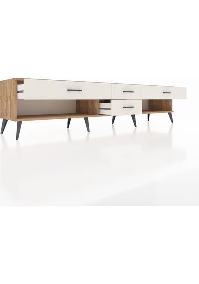 Hyperion Tv Ünitesi 4 Çekmeceli 220x44x51 Çam-çam/aytaşı Atlas Çam/aytası - Atlas Çam Hyperion Tv Ünitesi 4 Çekmeceli 220x44x51 Çam-çam/aytaşı Atlas Çam/aytası - Atlas Çam