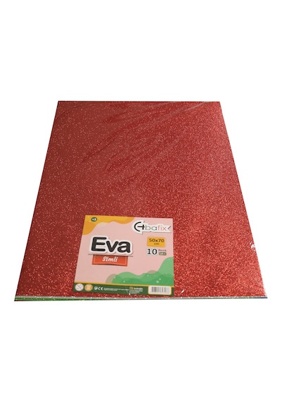 Bafix Eva Simli 50x70 Kırmızı 10 Lu 1 Pak 1 Paket