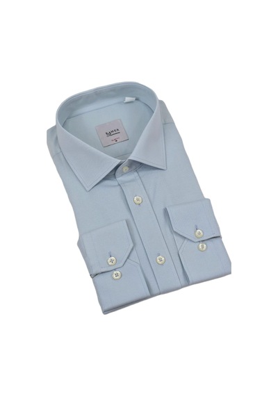 Erkek Slim Fitt Likralı Uzun Kol Kulplu Gömlek 2358 Bgl-st04384 Gri