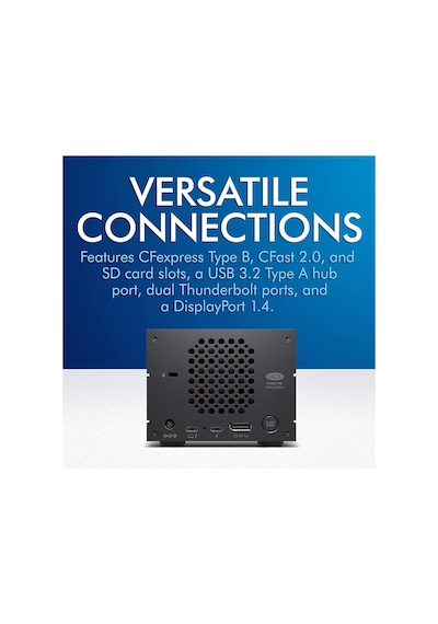 LaCie STLG20000400 Storage 2 Big Dock V2 20 TB Thunderbolt 3 & USB-C