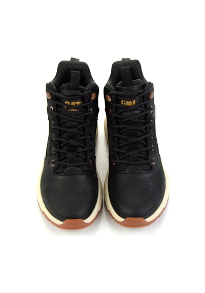 Black Hakiki Deri Kadın Bot & Bootie Cat0111099401 Black