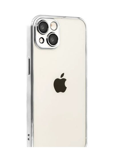 Newface Apple iPhone Uyumlu 15 Razer Lensli Silikon - Gümüş Belirtilmemiş