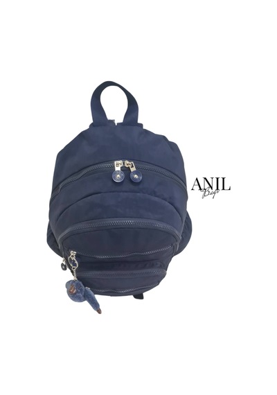 Anılbags Krinkıl Lacivert Kumaş Suya Dayanıklı Klinkır Sırt Çantası/laptop Lacivert