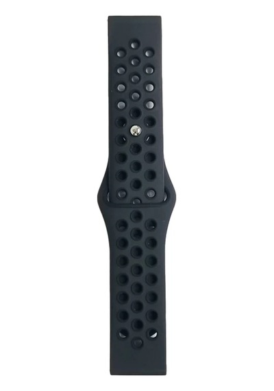 Newface Watch 20mm Spor Delikli Kordon - Siyah-füme Diğer