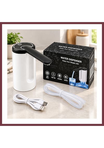 Storeşahin Usb Şarjlı Otomatik Damacana Su Pompası 800mah Shn0720 Çok Renkli