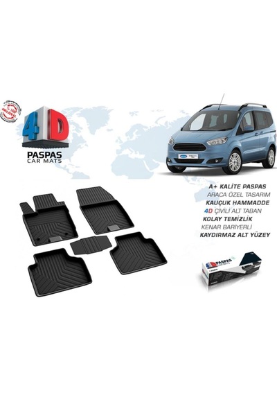 Ford Tourneo Courier 4d Paspas Siyah 2018 Ve Sonrası