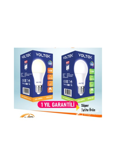 Asyagrup Voltek 15w Led Ampul - Beyaz Işık - 10 Adet
