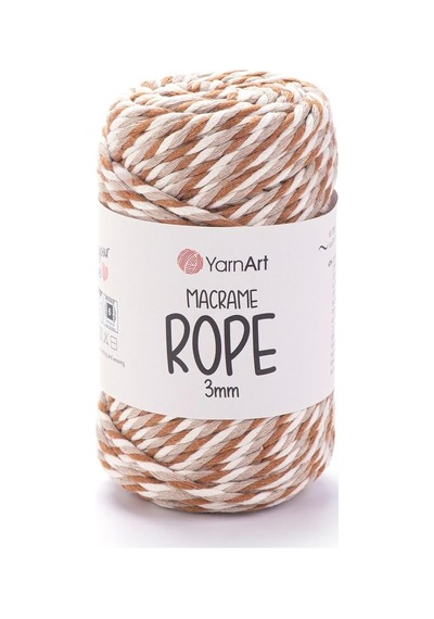 Art Macrame Rope 3 Mm - Makrome El Örgü İpi Ebruli-821