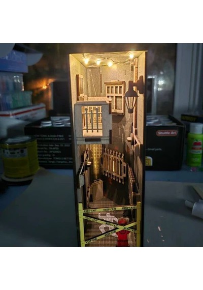 Book Nook Sherlock Holmes Kitap Tutucu Dıy Kendin Yap