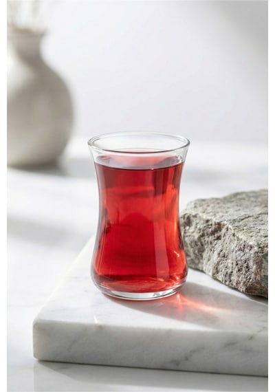 Lav Duru Cam Çay Bardağı 6 Kişilik 155 ml